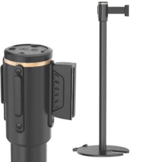 U Shaped Airport Stanchions With Wheels